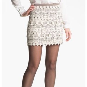 Lush crochet skirt
